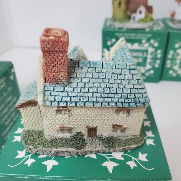 Cornwall Cottage Collection Set of 6 Vintage 1987 Hand Painted Museum Collection - Picture 9 of 16